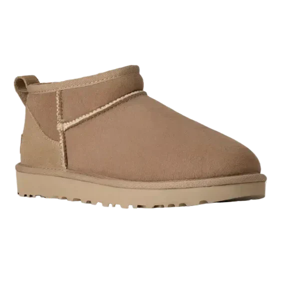Damen Boots mit warmem Futter - Sand
