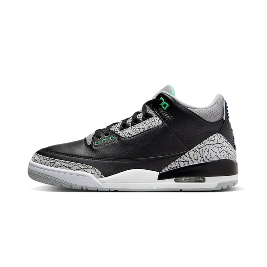 Jordan 3 Retro Green Glow Sneaker