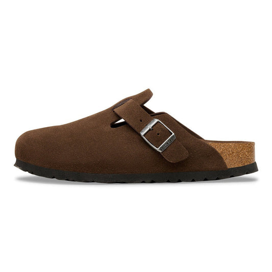 Birkenstock Boston Soft Footbed Suede Leather Carafe Tonal FB