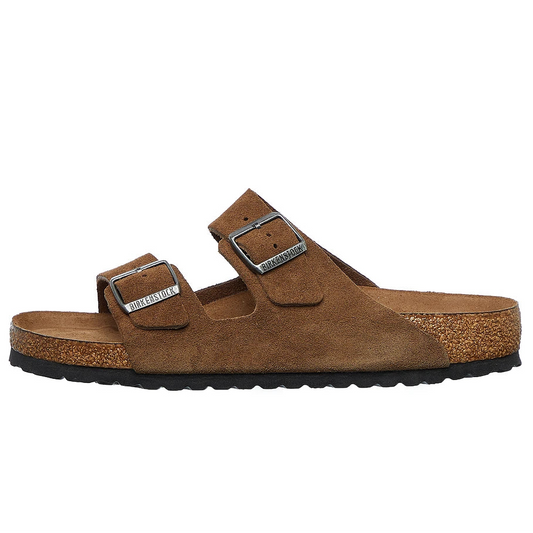 Birkenstock Arizona Dark Tea Suede Sandal