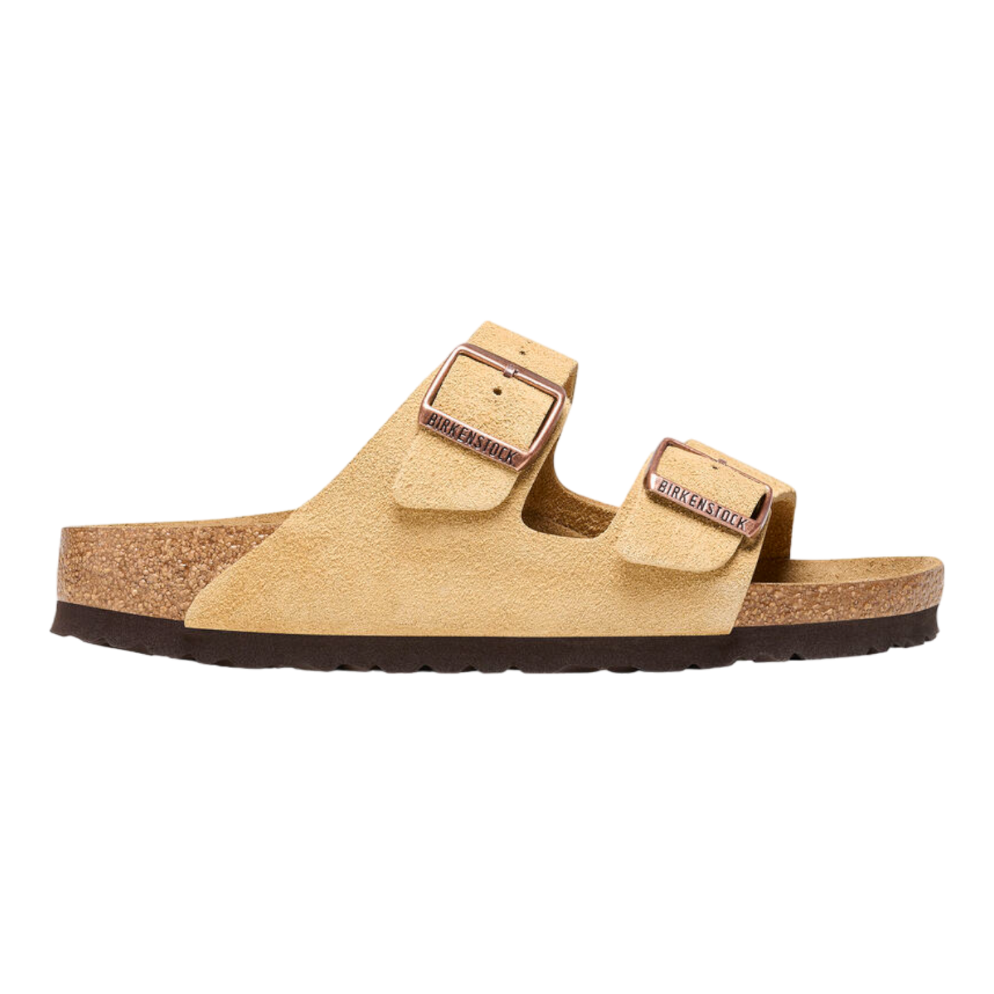 Birkenstock Arizona Latte Cream Suede Sandal