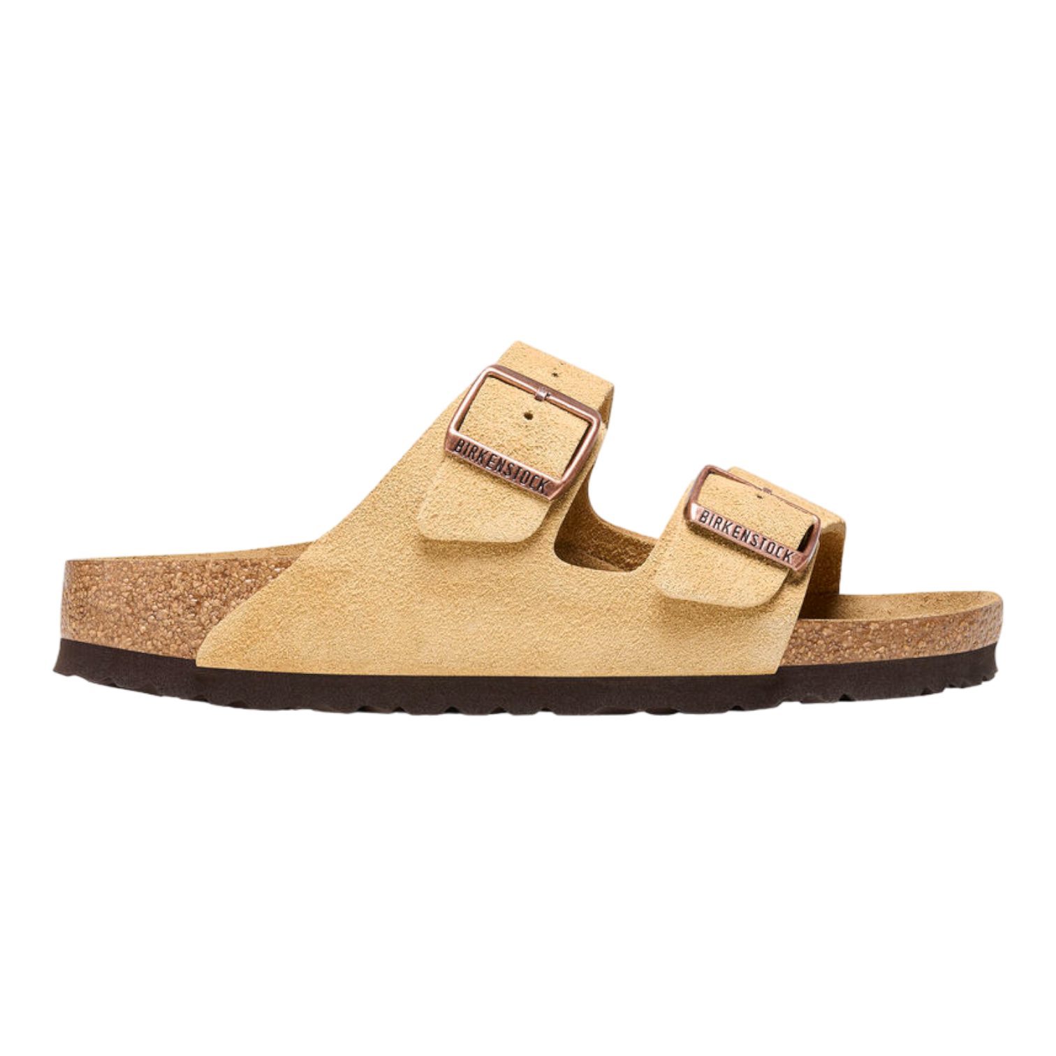 Birkenstock Arizona Latte Cream Suede Sandal