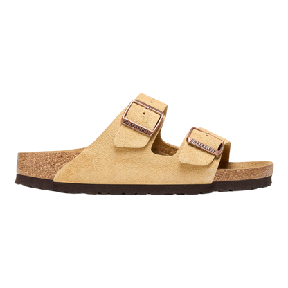 Birkenstock Arizona Latte Cream Suede Sandal