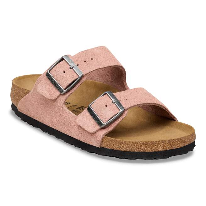 Birkenstock Arizona Pink Clay Suede Sandal