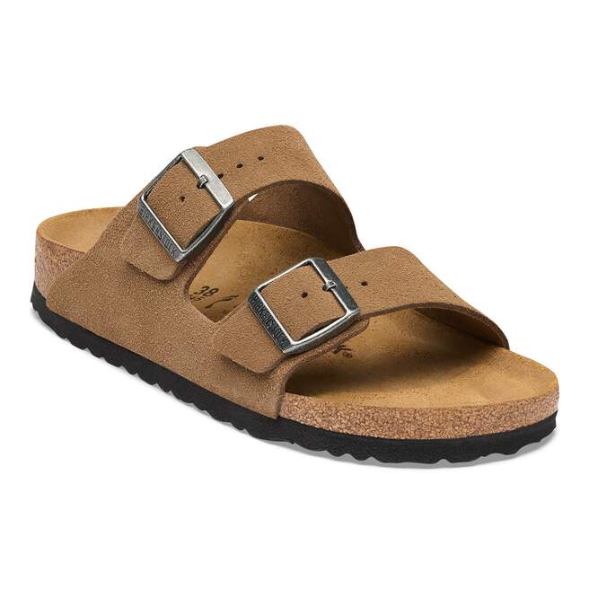 Birkenstock Arizona Dark Tea Suede Sandal