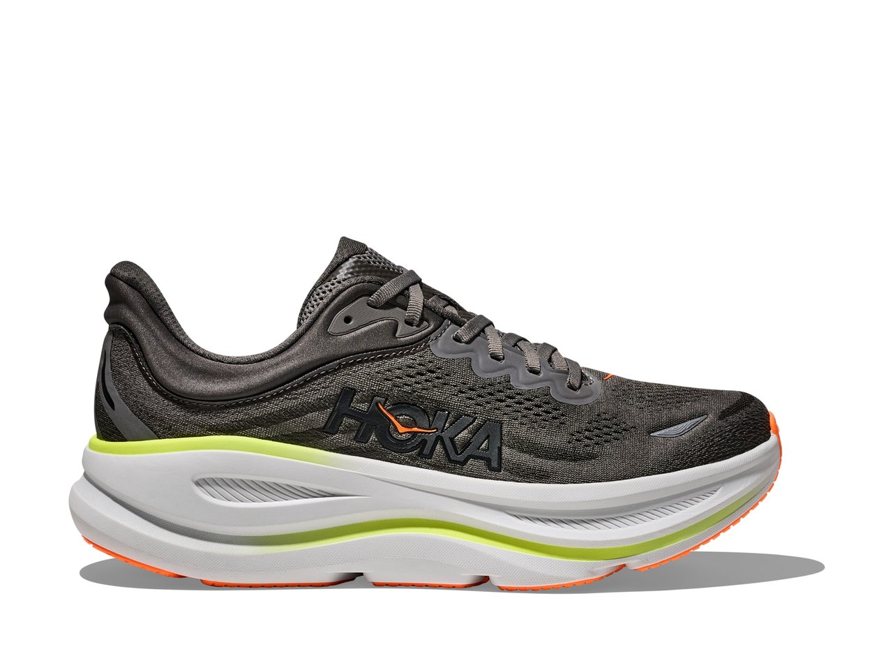 HOKA Bondi 9 Asphalt Grey Gravel Sneaker