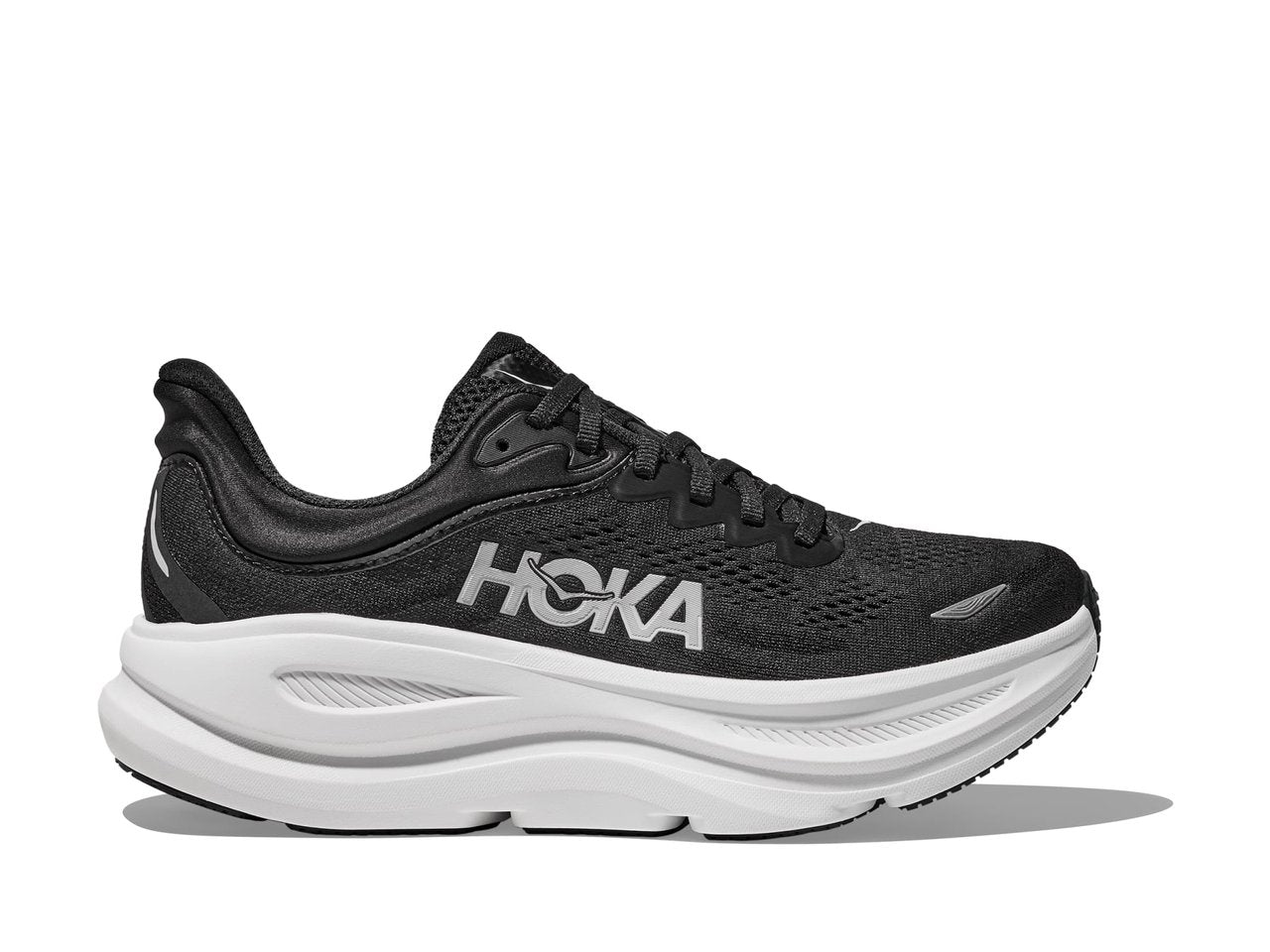 HOKA Bondi 9 Black White Sneaker