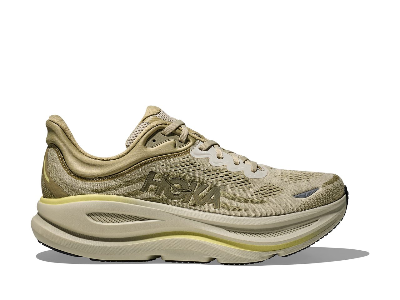 HOKA Bondi 9 Grassland Oyster Mushroom Sneaker