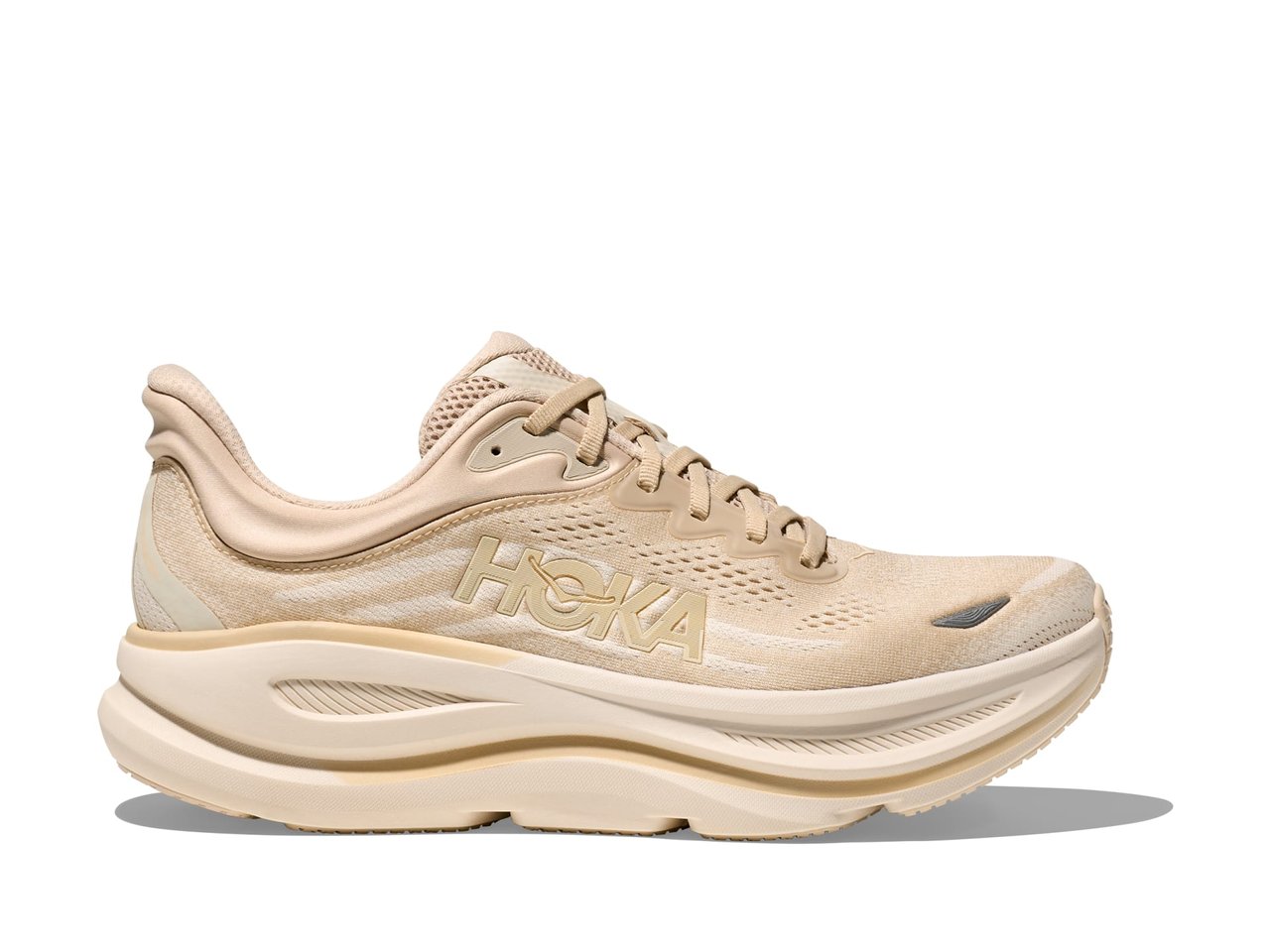 HOKA Bondi 9 Oatmeal Oat Milk Sneaker