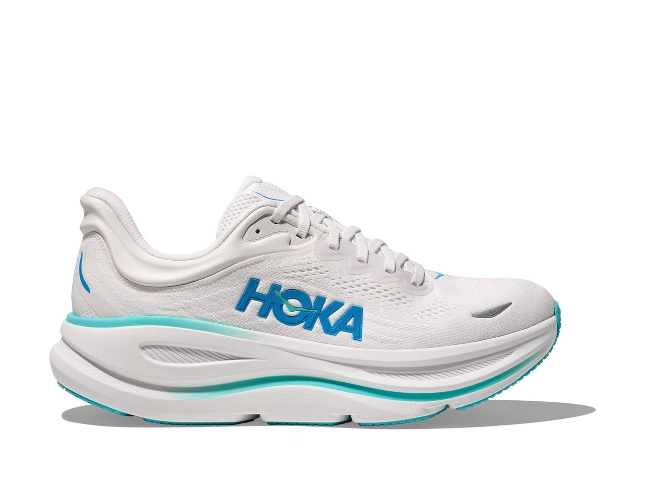 HOKA Bondi 9 White Hoka Blue Sneaker