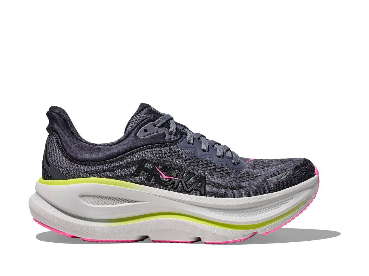 HOKA Bondi 9 Charcoal Grey Grey Skies Sneaker