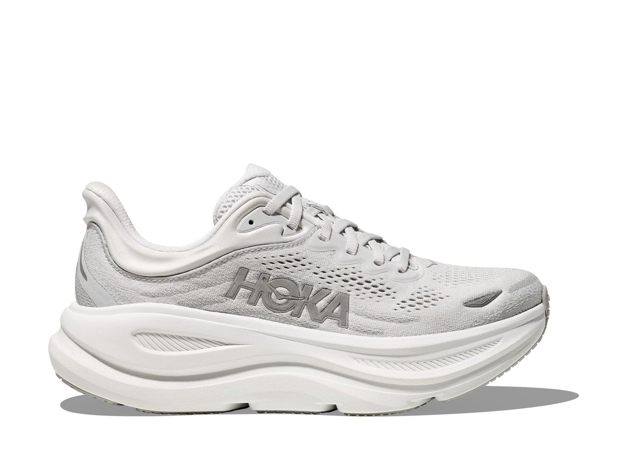 HOKA Bondi 9 Stardust Silver Sneaker