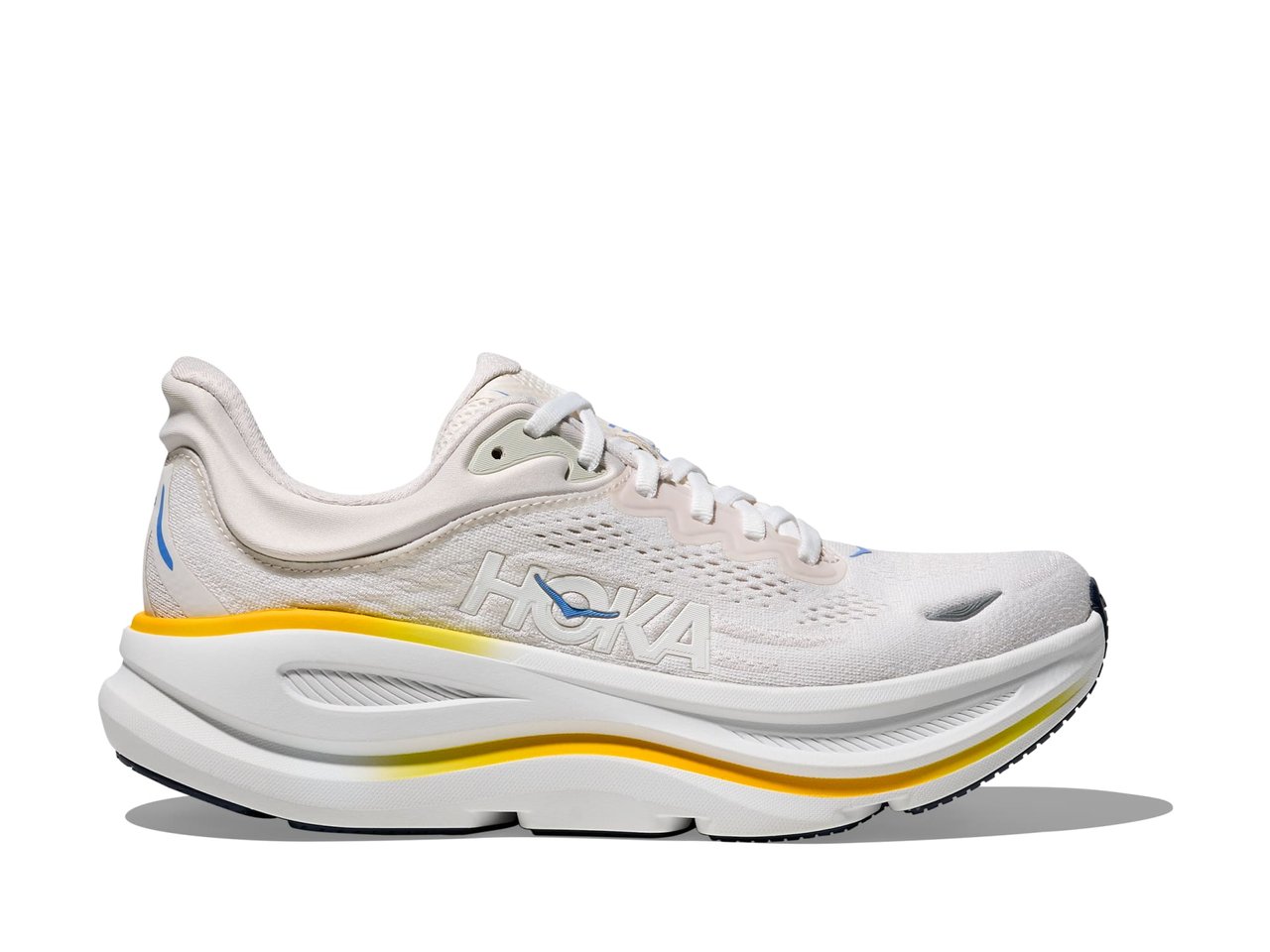 HOKA Bondi 9 White Grout Sneaker