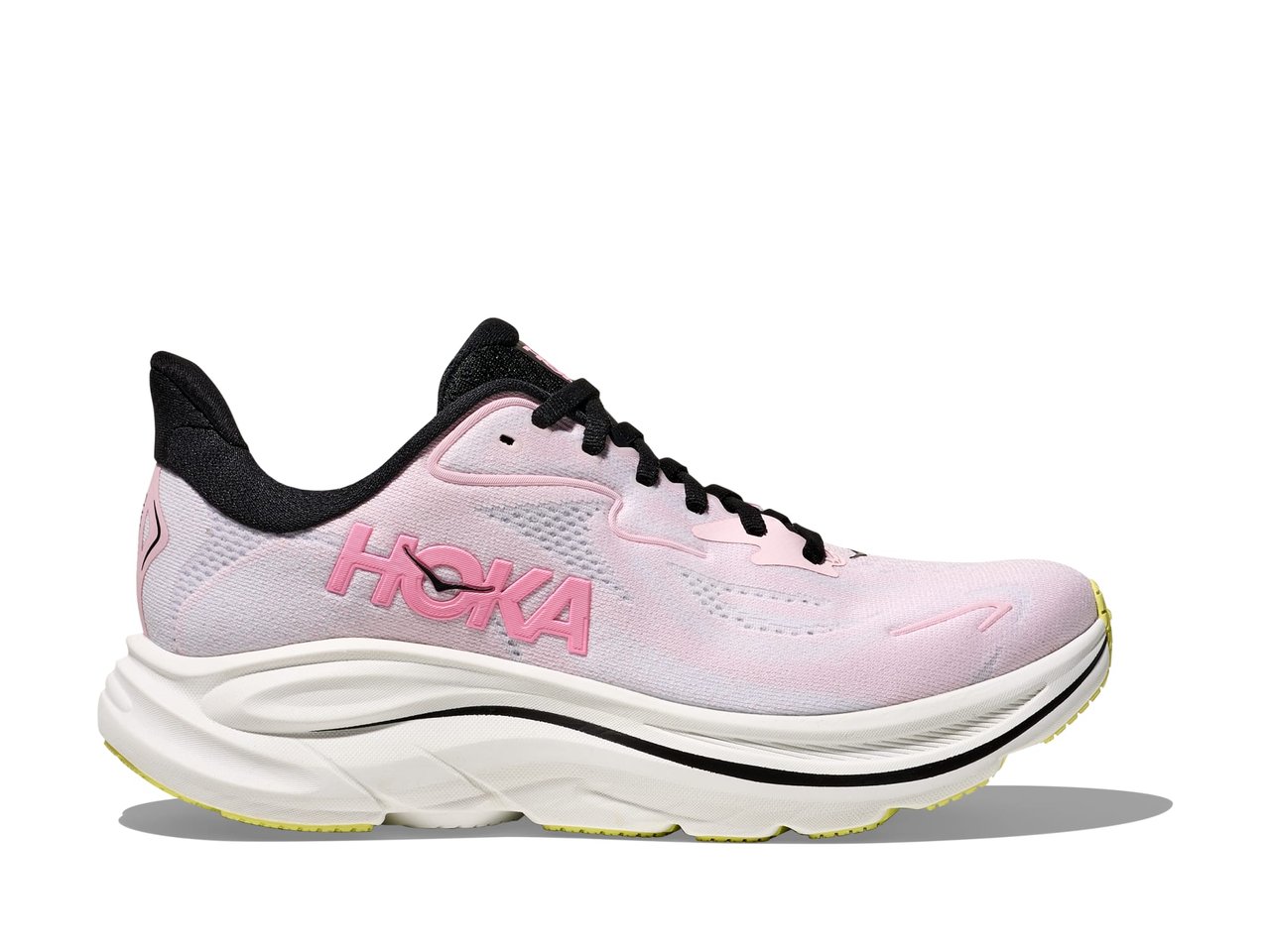 HOKA Clifton 10 White-Pink-Black Sneaker