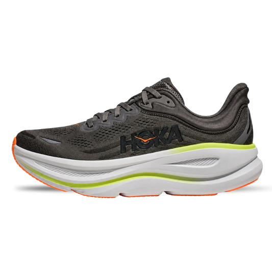 HOKA Bondi 9 Asphalt Grey Gravel Sneaker