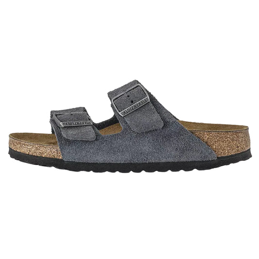 Birkenstock Arizona Charcoal Suede Sandal