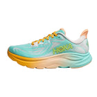 HOKA Clifton 10 White-Aqua-Yellow Sneaker
