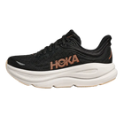 HOKA Bondi 9 Black Rose Gold Sneaker