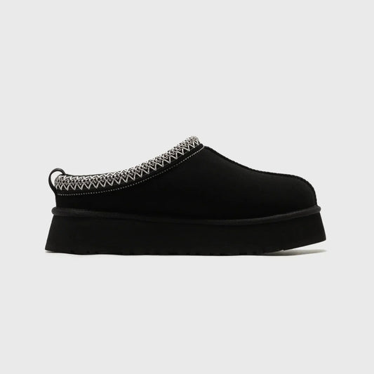 Damen Slipper mit weichem Fußbett - Schwarz