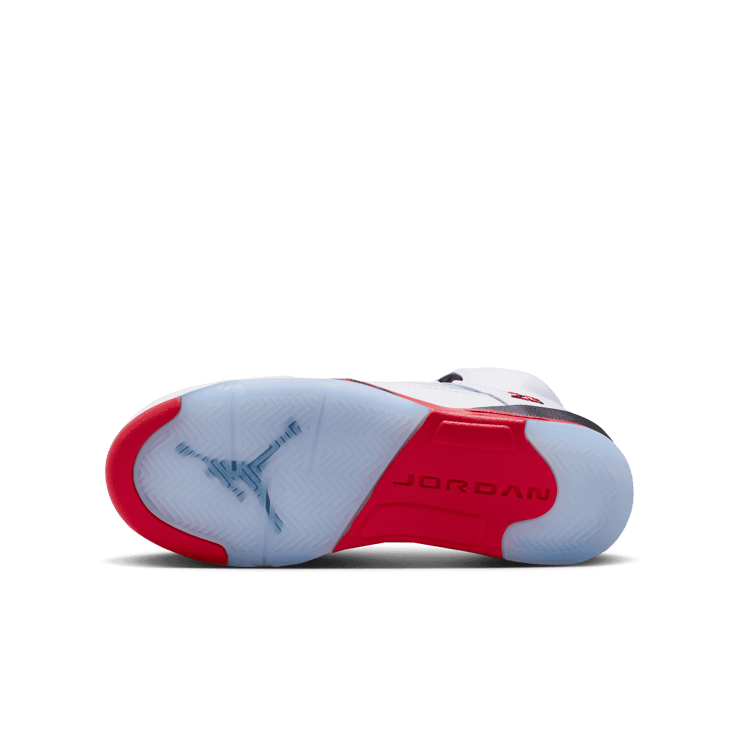 Jordan 5 Retro Fire Red Black Tongue 2025 GS Sneaker