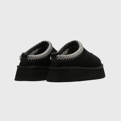 Damen Slipper mit weichem Fußbett - Schwarz
