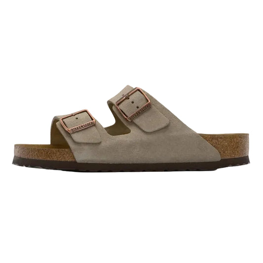 Birkenstock Arizona Soft Footbed Taupe Suede Sandal