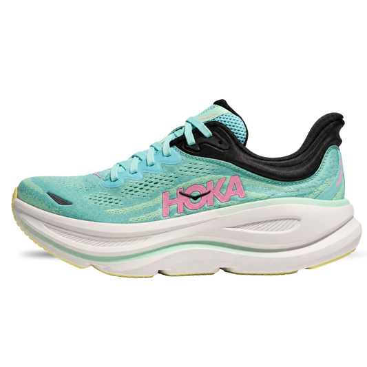HOKA Bondi 9 Blue Spark Mint Fluorite Sneaker