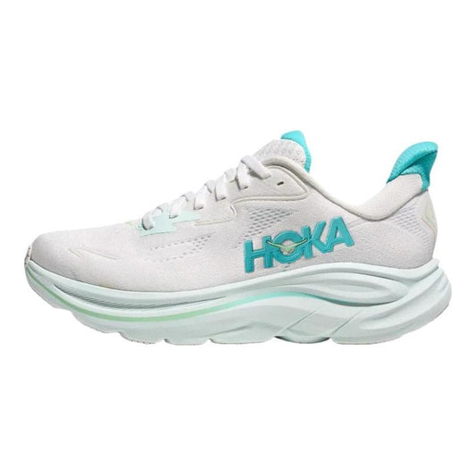 HOKA Clifton 10 White-Light Blue Sneaker