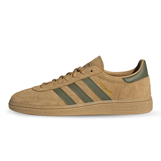 Adidas Handball Spezial Men's Beige Olive Green Sneaker