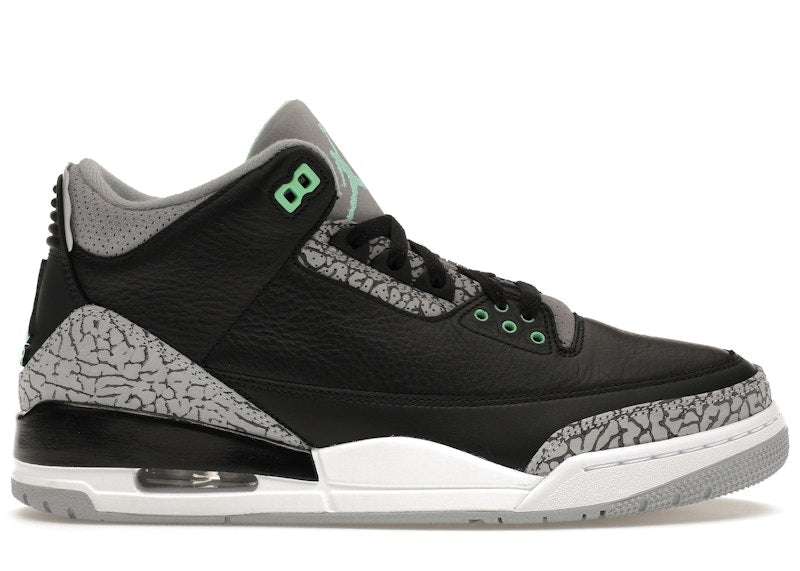 Jordan 3 Retro Green Glow Sneaker