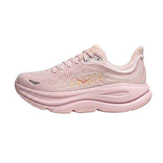 HOKA Bondi 9 Lilac Cream Tangerine Glow Sneaker