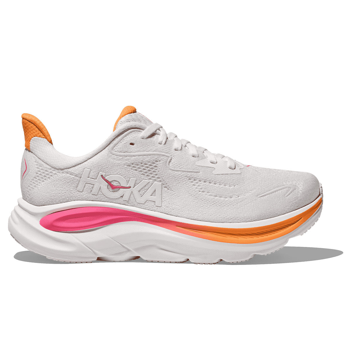 HOKA Clifton 10 White-Pink Sneaker