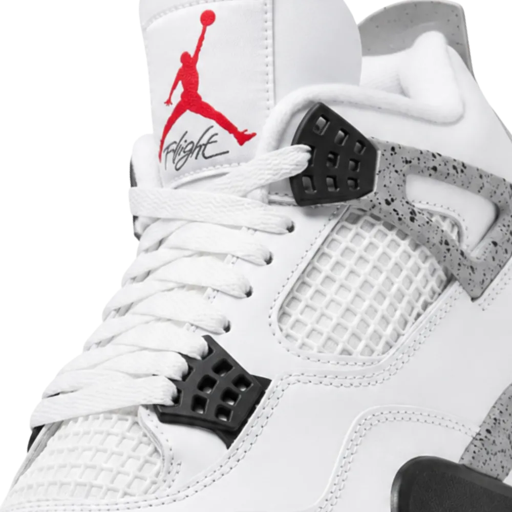 Jordan Air Jordan 4 Retro White Cement Sneaker