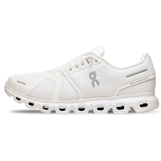 On Cloud 6 White Sneaker