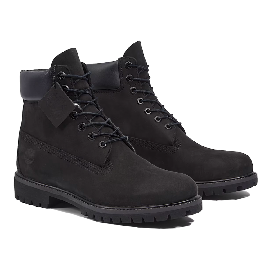 Boots mit warmem Futter - Black Nubuck