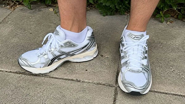 Customer image featuring ASICS Gel-Kayano 14 White Graphite Grey