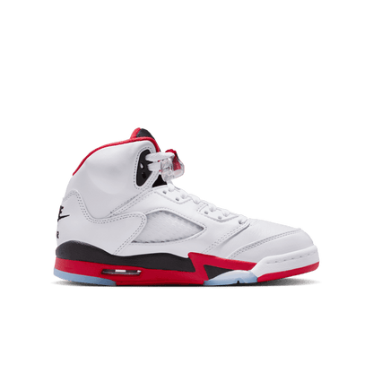 Jordan 5 Retro Fire Red Black Tongue 2025 GS Sneaker