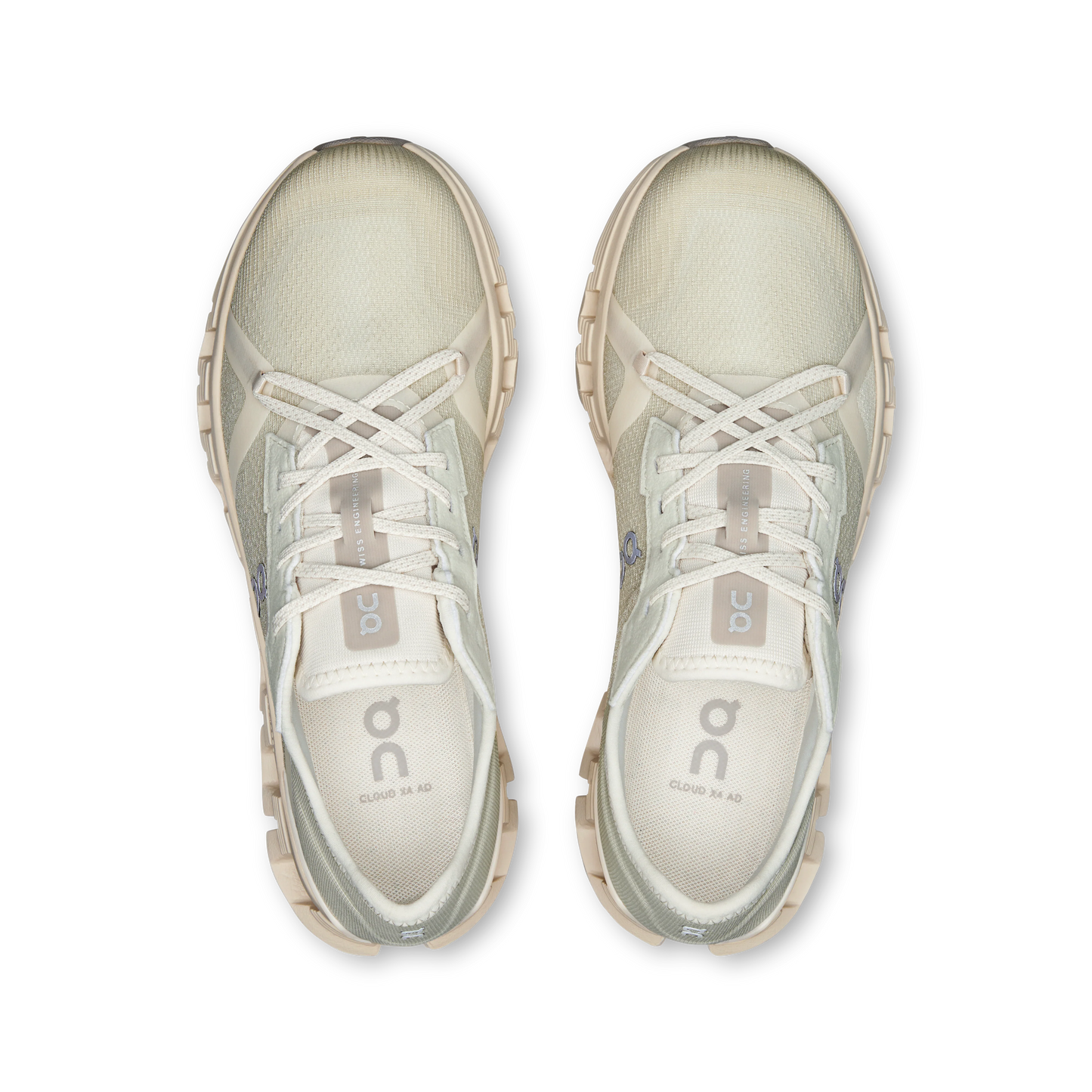 On Cloud X 4 AD 'Ghost/Dew' Sneaker