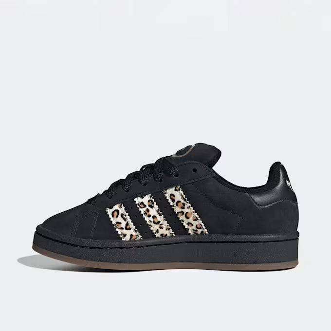 Adidas Campus 00s Kinder Schwarz/Leopard Sneaker
