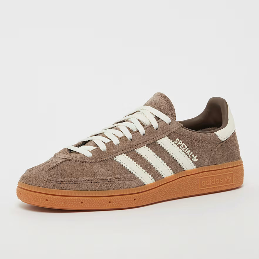 Damen Retro Sneaker für Alltag & Streetwear - Braun/Weiß
