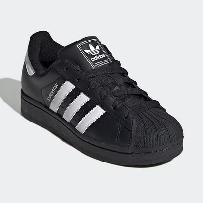 Adidas Superstar II J Schwarz Damen Sneaker