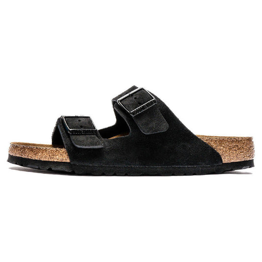 Birkenstock Arizona Soft Footbed Black Suede Sandal