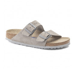 Birkenstock Arizona Soft Footbed Stone Coin Suede Sandal