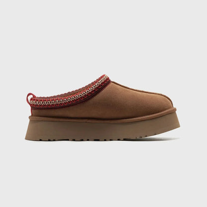 Damen Slipper mit weichem Fußbett - Chestnut