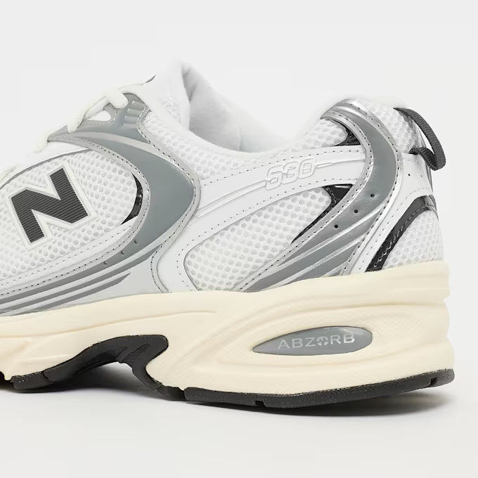 New Balance 530 Weiß/Silber Sneaker