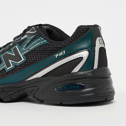 New Balance 740 Schwarz/Blau Sneaker