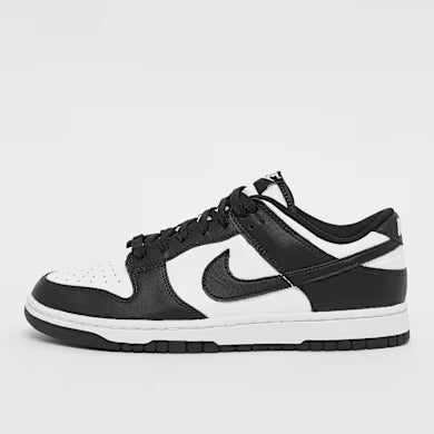 Nike Dunk Low Retro Herren Schwarz/Weiß Sneaker