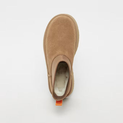 Damen Boots mit warmem Futter - Chestnut