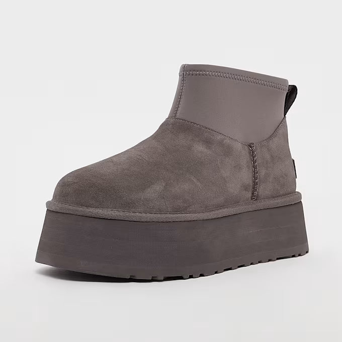 Damen Boots mit warmem Futter - Grau