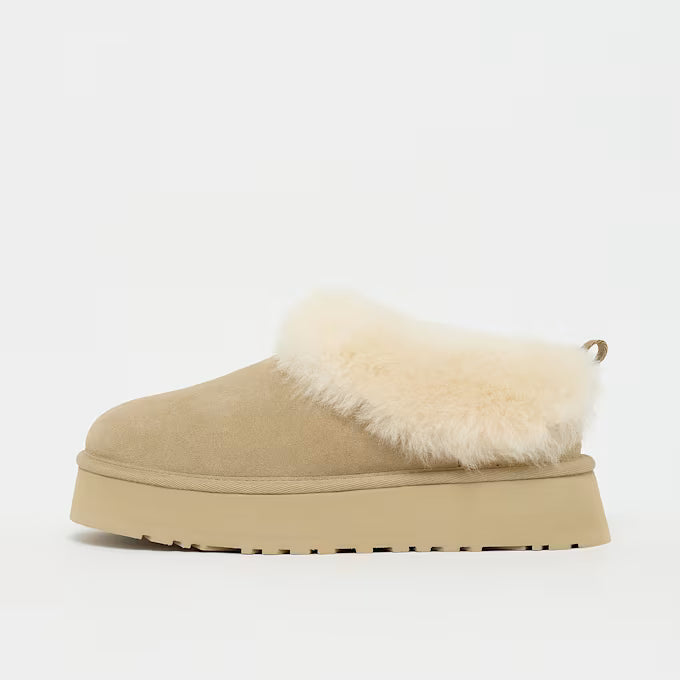 Damen Slipper mit weichem Fußbett - Beige